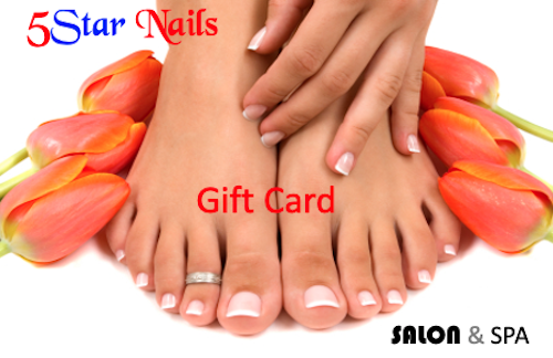 pedicure giftcard theme event